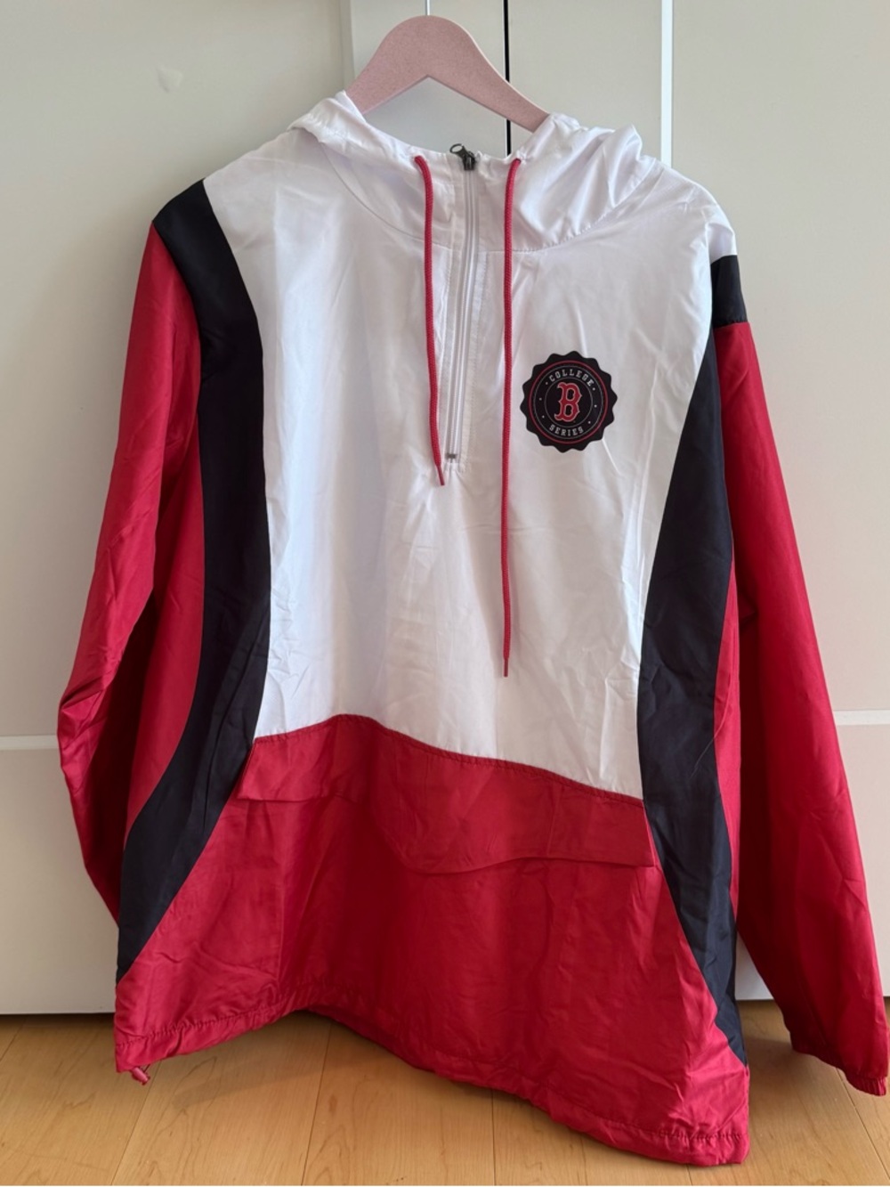 Red Sox X Harvard Collab Windbreaker